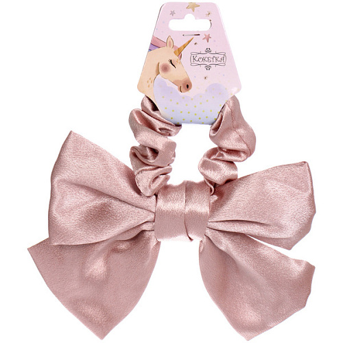 Резинка для волос ПЕРСЕЯ, классика, микс 6 цветов, d-8,5см (подвес Кокетка Единорог)_5