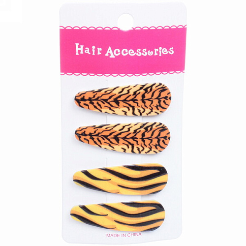 Зажимы для волос Collection School, тигровый принт, 5,21,7см_5