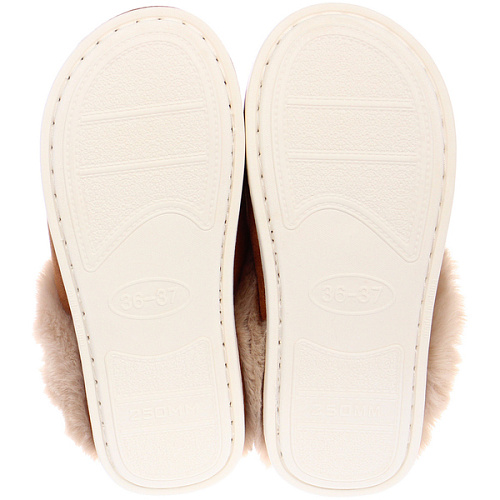 Тапочки женские домашние IRIS, цвет капучино, р-р 3637_6