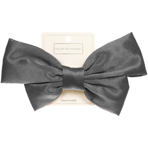 Зажим для волос "ПЕРСЕЯ", цвет черный, 14*11см (белый блистер)