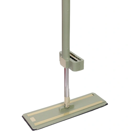 Швабра с насадкой из микрофибры отжимная Green, в комплекте две насадки 40х12х135_6