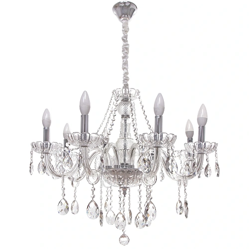 Люстра подвесная в стиле барокко Alfemminile 840Вт 25-DZ888 со стеклянными основаниями_30