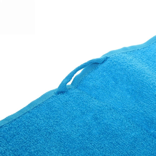 Полотенце махровое 70140см LUNA цвет голубой 06000 плотность 360грм2 с петелькой-подвесом_15