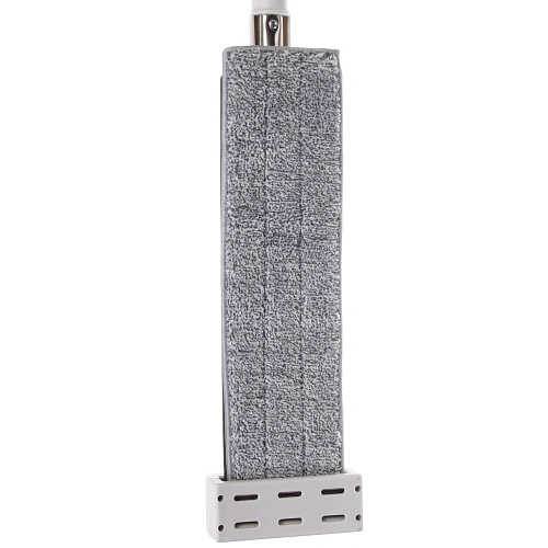 Швабра с насадкой из микрофибры отжимная , в комплекте две насадки 42х11х130_5