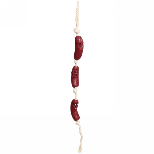 Игрушка - канат для собак "Сосиски для Бро", цвет как на фото, 57см (лейбл)