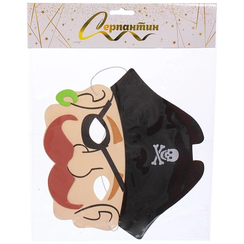 Маска карнавальная "Добрый пират Патрик"