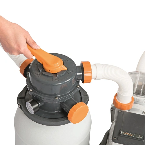 Насос-фильтр песочный для бассейнов, 5678 лч Bestway (58497)_3