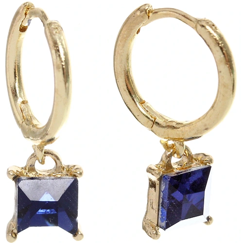 Серьги из гиппоалергенного сплава ЛАТТИ, монтана, цвет серебро и золото, 2,5см_5