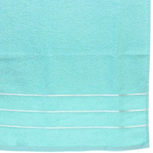 Полотенце махровое 70140см LUNA цвет мятный 05010 плотность 360грм2 с петелькой-подвесом_13