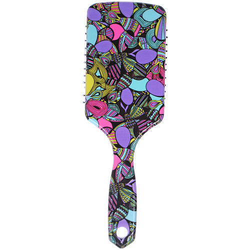 Расческа массажная прямоугольная форма КОЛЛЕКЦИЯ ИМАНИ - МАЛЬТА, микс 4 дизайна, 247,5см (PVC упаковка)_4