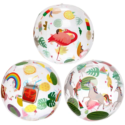 Мяч пляжный 46 см Лето, BB-7