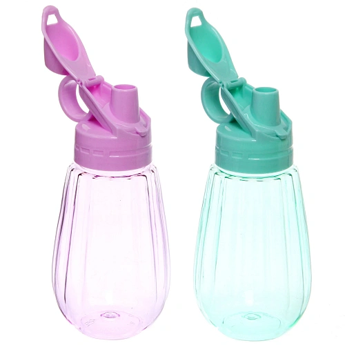 Бутылка питьевая пластиковая 580мл Прохлада, микс цветов_3