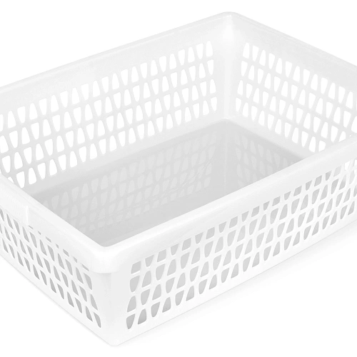 Корзина для хранения ВЕЛЕТТА, цвет белый, 38*28*11см