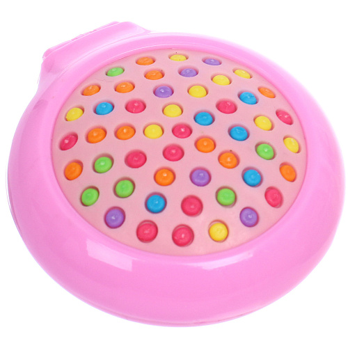 Расческа массажная складная детская АМОР, микс 4 дизайна, 6,52см (PVC коробка)_22