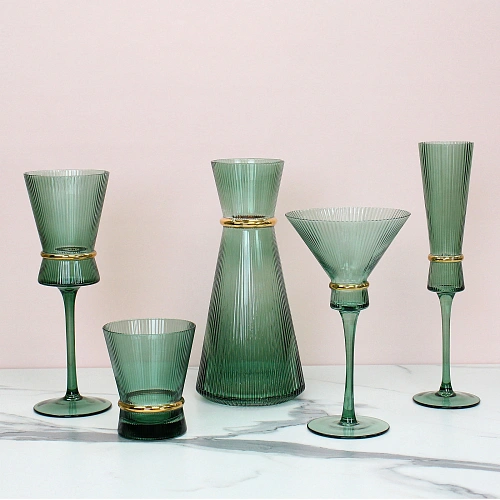 Бокал для шампанского 180мл VIVALDI в наборе 6шт, зеленый_8