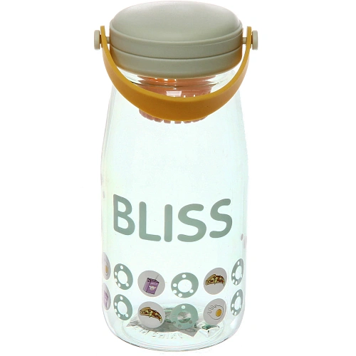 Бутылка питьевая пластиковая 700мл Улыбка, микс цветов_6