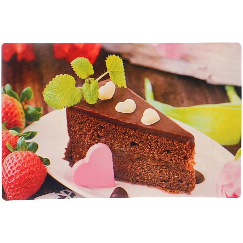 Салфетка на стол 42*27см в наборе 4шт "Шоколадный торт"