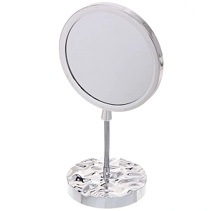 Зеркало настольное "ЭЛАНТРА", круг, цвет хром, 28,5*15см