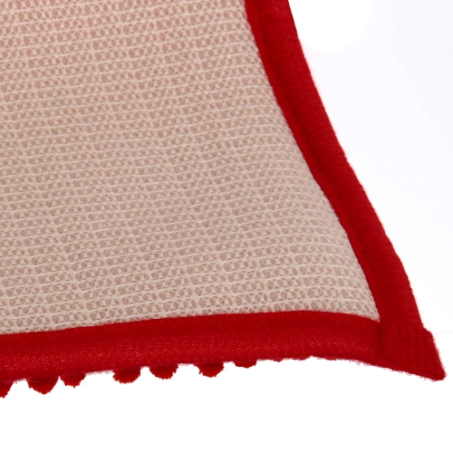 Коврик для ванной 4060 Букли бордовый_8