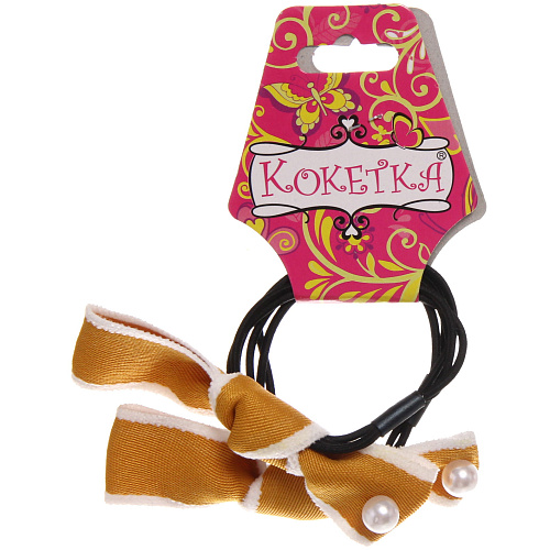 Резинки для волос 2шт New series - Классика, микс 5 цветов, d-6см_6