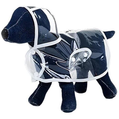 Дождевик для мелких пород собак KOMFORT, прозрачный, р S_15