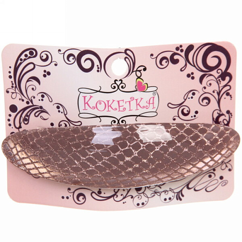 Заколка автомат Lady Collection - Лали, овал, 6 цветов, 102,5см (Кокетка)_6