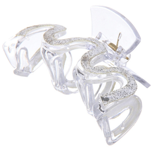 Заколка - краб для волос на блистере FANTEO, шесть цветов в ассортименте, 9см  _8