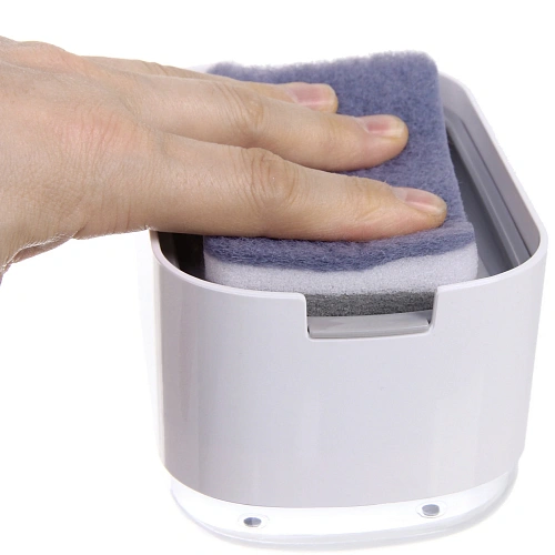 Подставка под губку с дозатором 300мл 31х10,7х16 1884_8