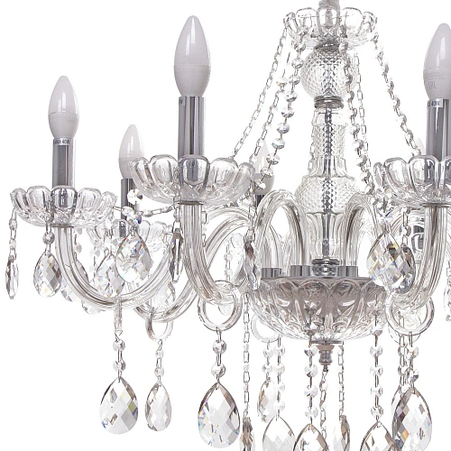 Люстра подвесная в стиле барокко Alfemminile 840Вт 25-DZ888 со стеклянными основаниями_35