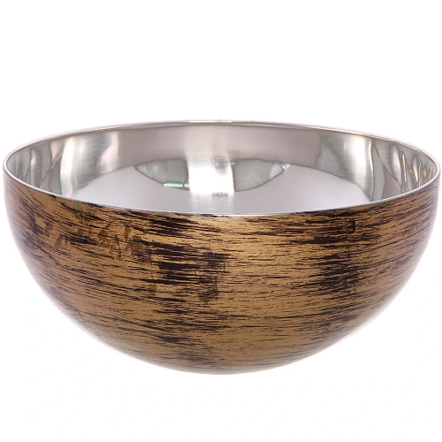 Салатник из нержавеющей стали 2,8л 23*10,4см цвет Антик