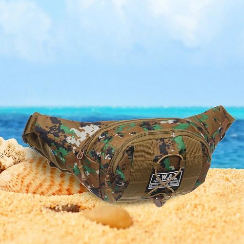 Сумка на пояс Sport leader - Viking, три кармана, цвет хаки, 32166см_4