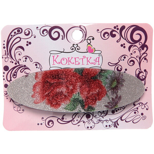 Заколка автомат Women's style - Эмма, 9,52,5см, микс 6 цветов_5