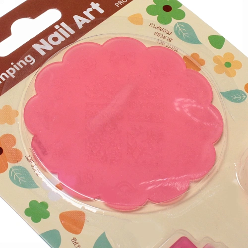 Набор для дизайна ногтей - стемпинг VivA Manicur, пластина ажурная, микс 4 цвета, 1711см_9