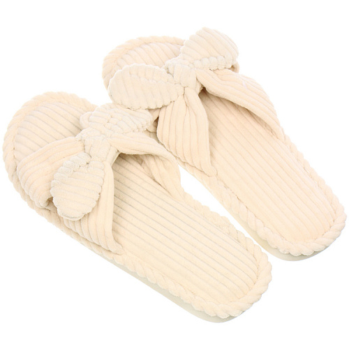Тапочки женские домашние COZY, цвет бежевый, р-р 40-41_3