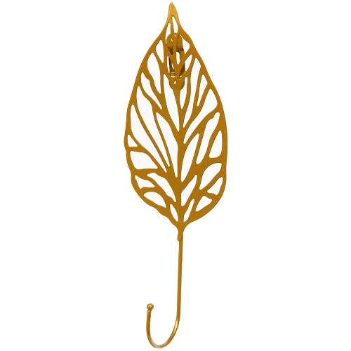 Крючок интерьерный металлический ЛОФТ ТАМБЛ, лантана, цвет золото, 924,5см _3