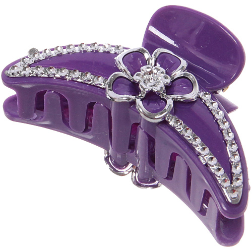 Заколка-краб для волос на блистере Emily Collection - Lili, микс 6 цветов, 7,5см _13