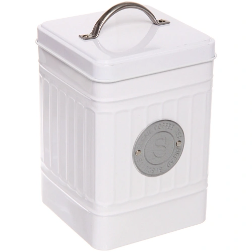 Банка для продуктов металлическая "Бергамо" 1300мл 10*10*15см