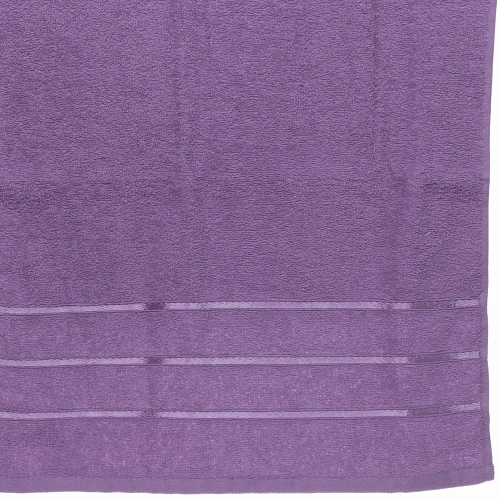 Полотенце махровое 70140см LUNA цвет сиреневый 10250 плотность 360грм2 с петелькой-подвесом_7
