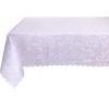 Скатерть 148*180 см "Классика", вьюнок, цвет белый