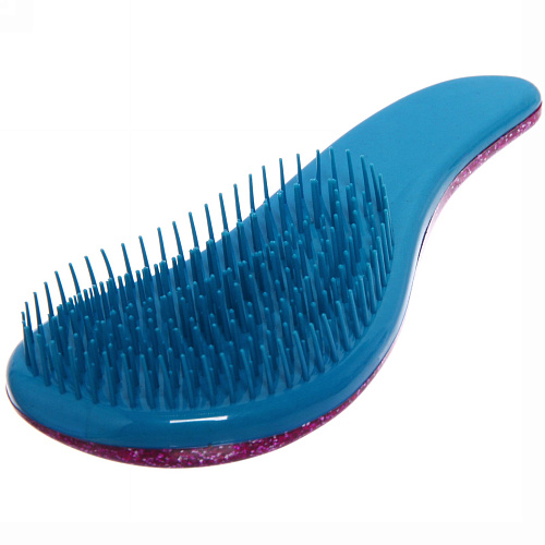 Расческа массажная Компактная-блекс, цвет фиолетовый,15см_6