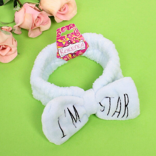 Повязка на голову Кокетка - I'm Star, микс 4 цвета, 6,516см минивложение 12 шт_8