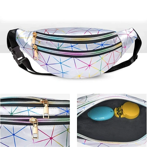 Сумка на пояс Harizma, цвет серебро, 3112 см_15