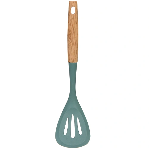 Лопатка кухонная с прорезями силиконовая OLIVA 33,5см✦_4