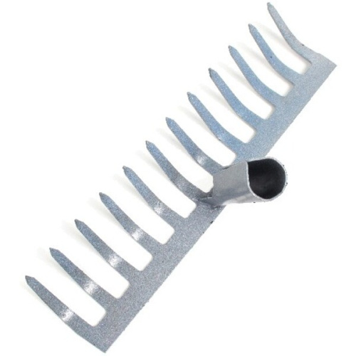 Грабли прямые 12 зубьев металлические d30мм