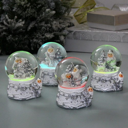 Сувенир Снежный шар Белая сказка 656510 см (с подсветкой), микс_4