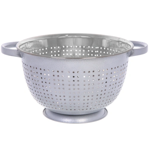 Дуршлаг из нержавеющей стали 4л 24см с круглыми ручками