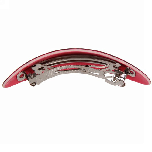 Заколка автомат Lady Collection - Кружево, овал, 6 цветов, 92,5см (Кокетка)_15