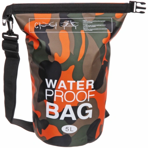 Гермомешок армированный 5л камуфляж ПВХ