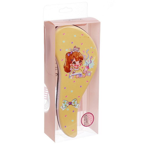 Расческа массажная компактная АНИМЕШКИ, микс 4 дизайна, 187,5см (PVC коробка)_10