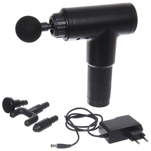 Массажер для тела Gun, 4 насадки (пистолет мышечный ударный), 220В_3